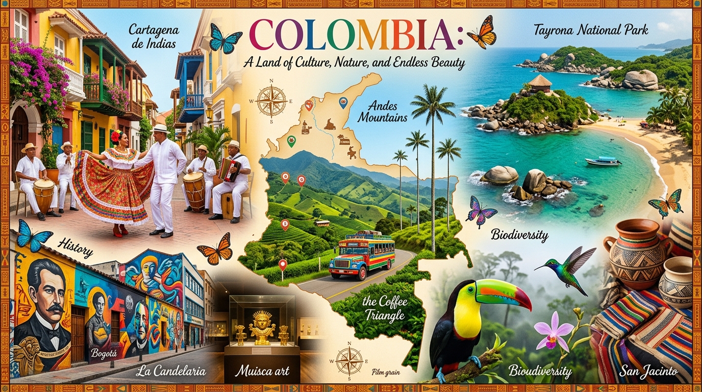Colombia: A Land of Culture, Nature, and Endless Beauty