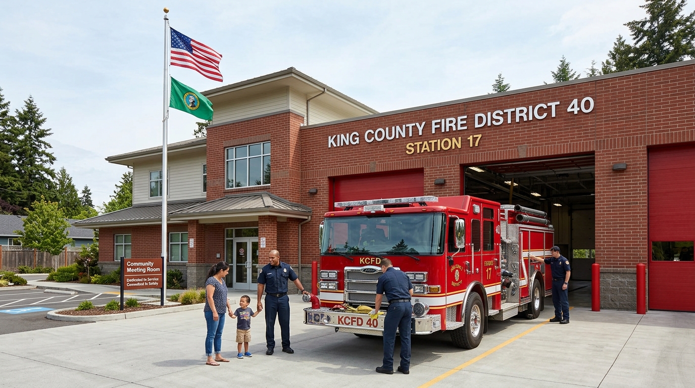 King County Fire District 40 Station 17: Serving the Community with Dedication and Safety